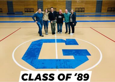 Classmates in GHS Gym 2019